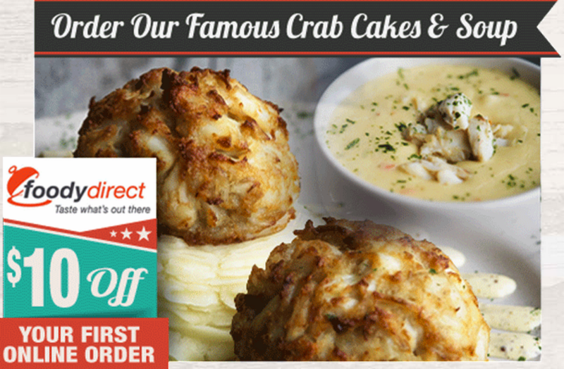 $20 Off The Narrows Restaurant’s Crab Cakes- Online Delivery Crab Cakes